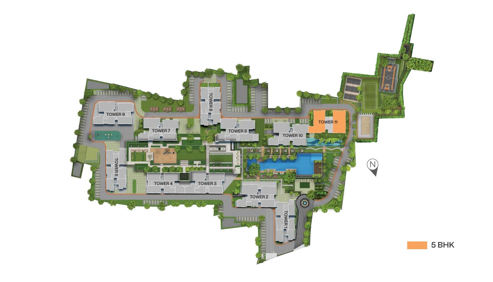 PS One10 — Signature Tower — Master Layout Plan